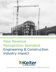 Revenue Recognition Engineering and Construction Guide - Keiter CPA